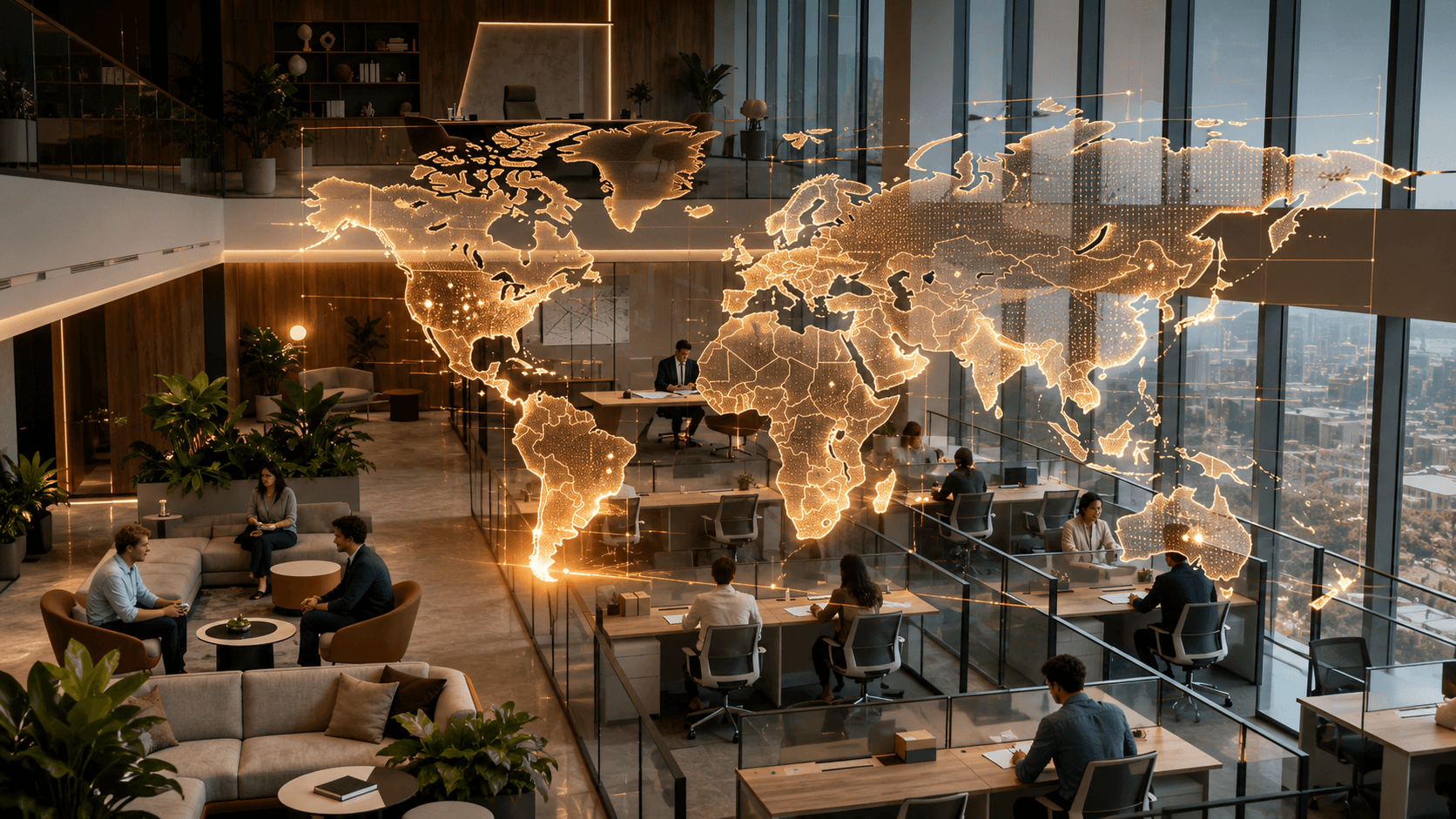 Dynamic Works international operations floor